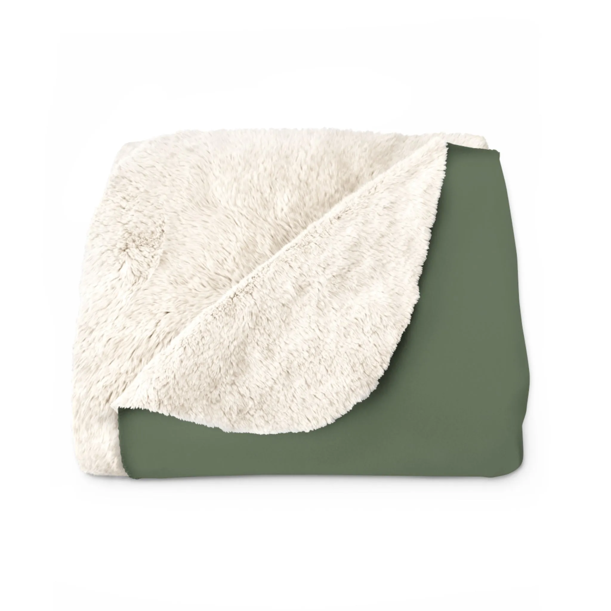 I'd Rather Be At The White Mountains NH Sherpa Fleece Blanket