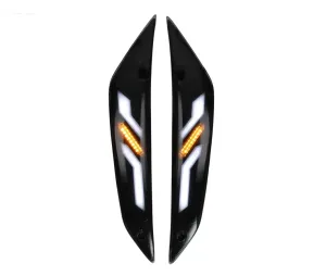 Indicator Kit Front POWER1 SP-1 Smoked Matrix | PIAGGIO ZIP II/ZIP SP 50cc