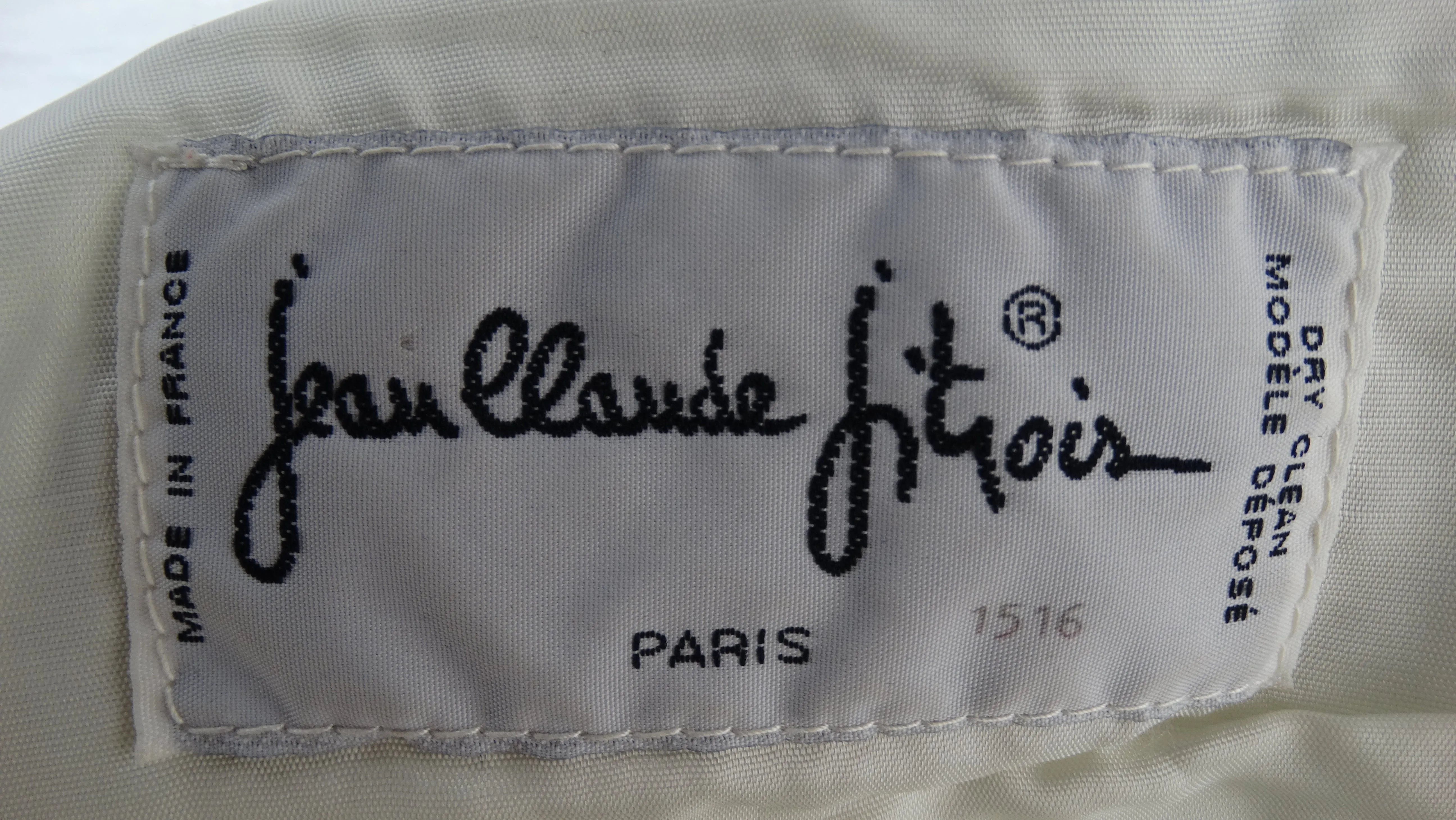 Jean-Claude Jitrois Couture Leather Top