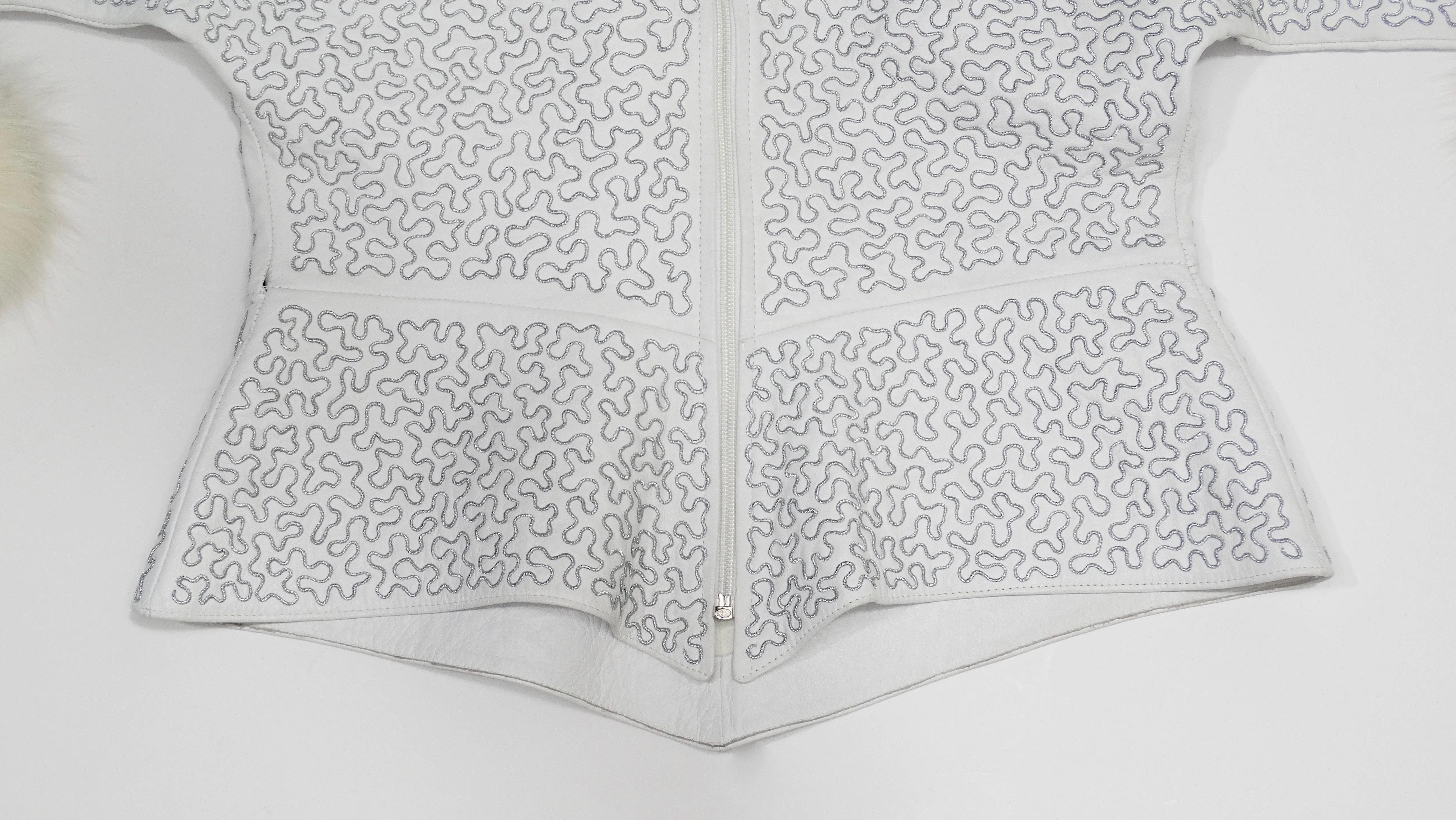 Jean-Claude Jitrois Couture Leather Top