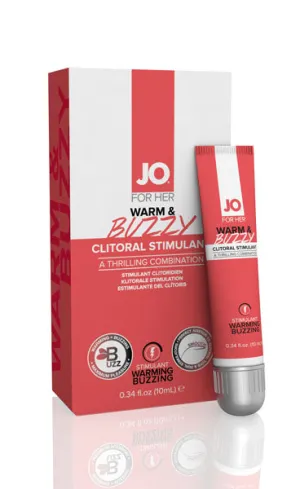 JO Warm and Buzzy Clitoral Cream 10ml