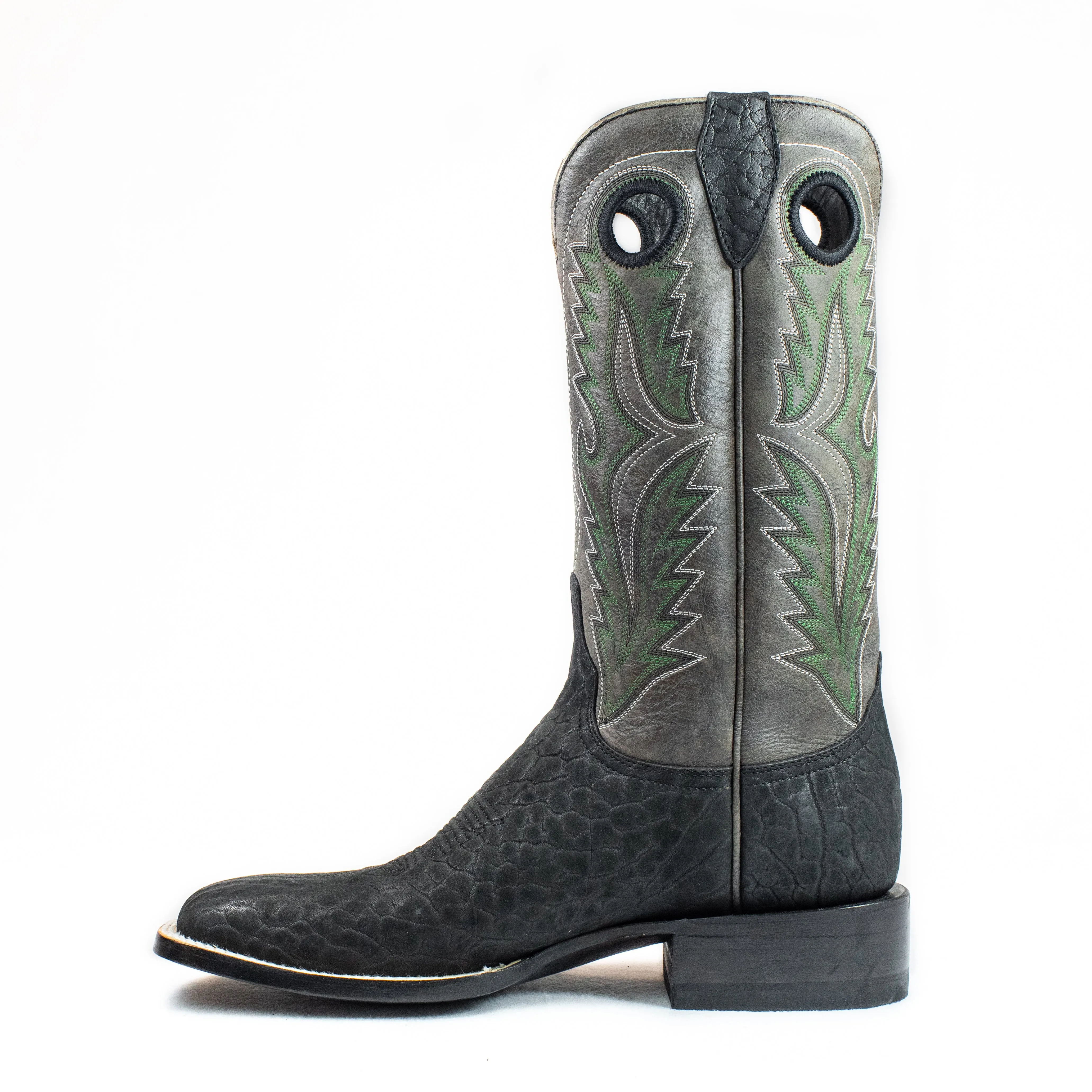 Joaquin (Rubber Sole) -  Square Toe - Black