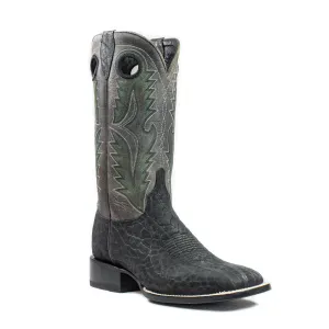 Joaquin (Rubber Sole) -  Square Toe - Black