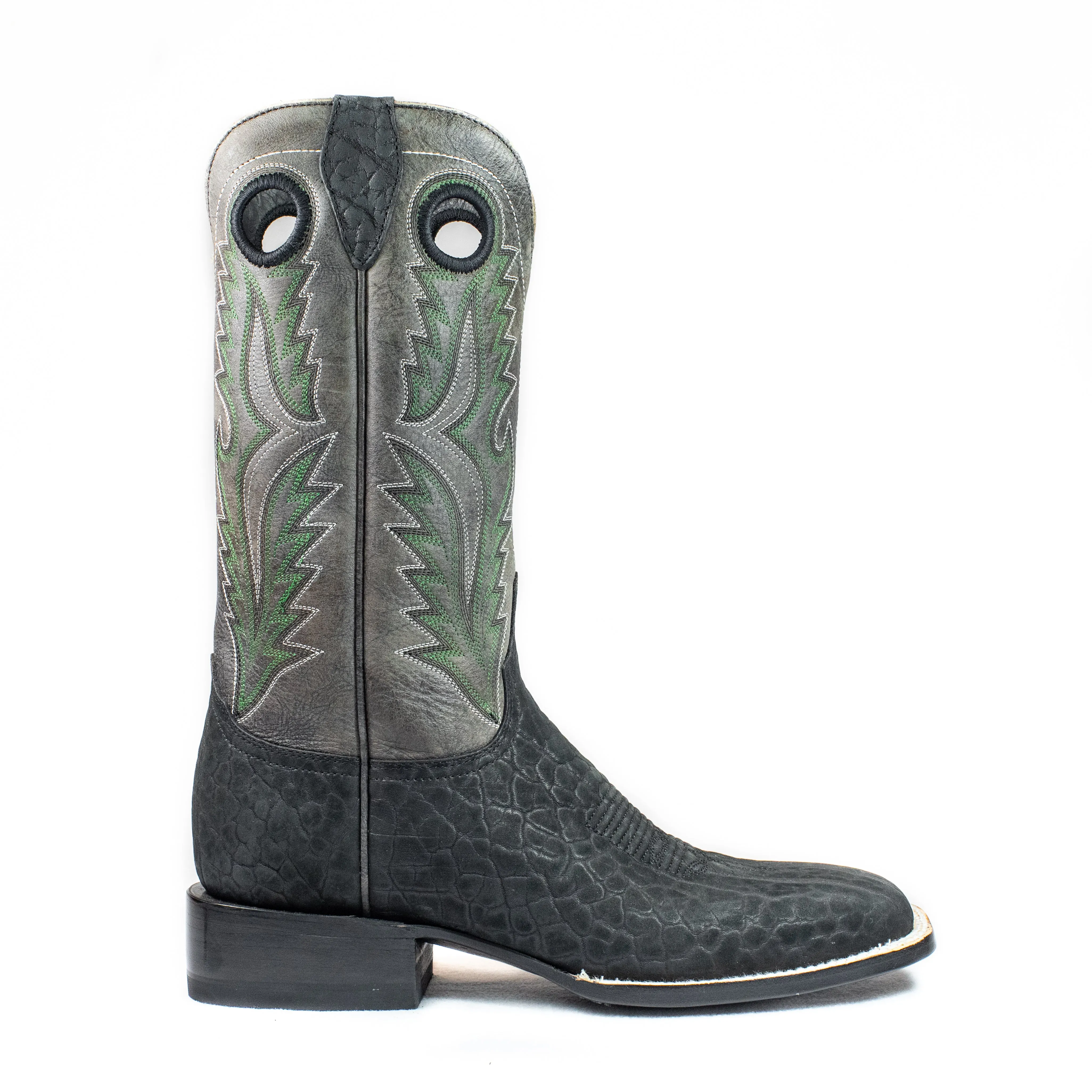Joaquin (Rubber Sole) -  Square Toe - Black