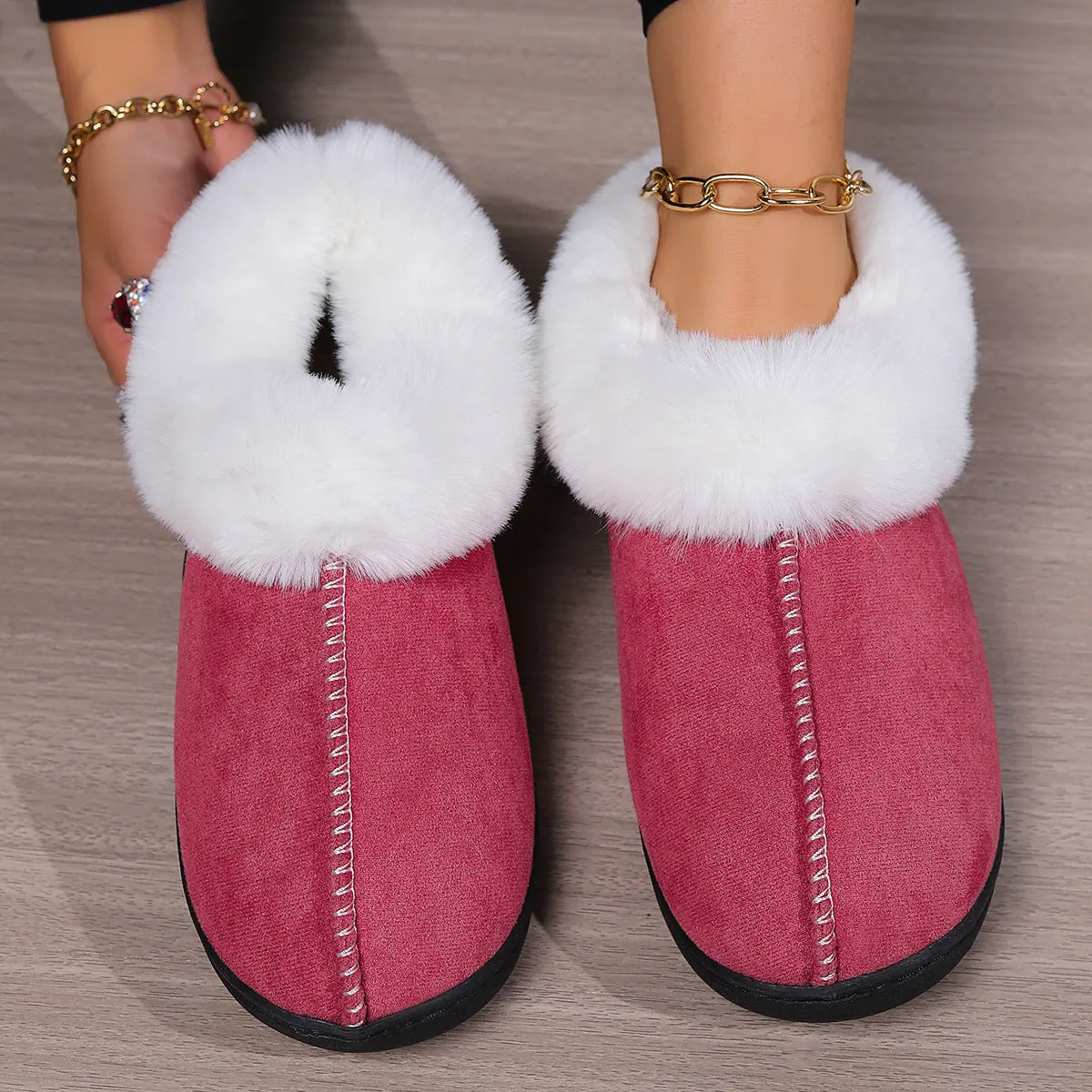 Karen – Non-Slip Unisex Cotton Slippers