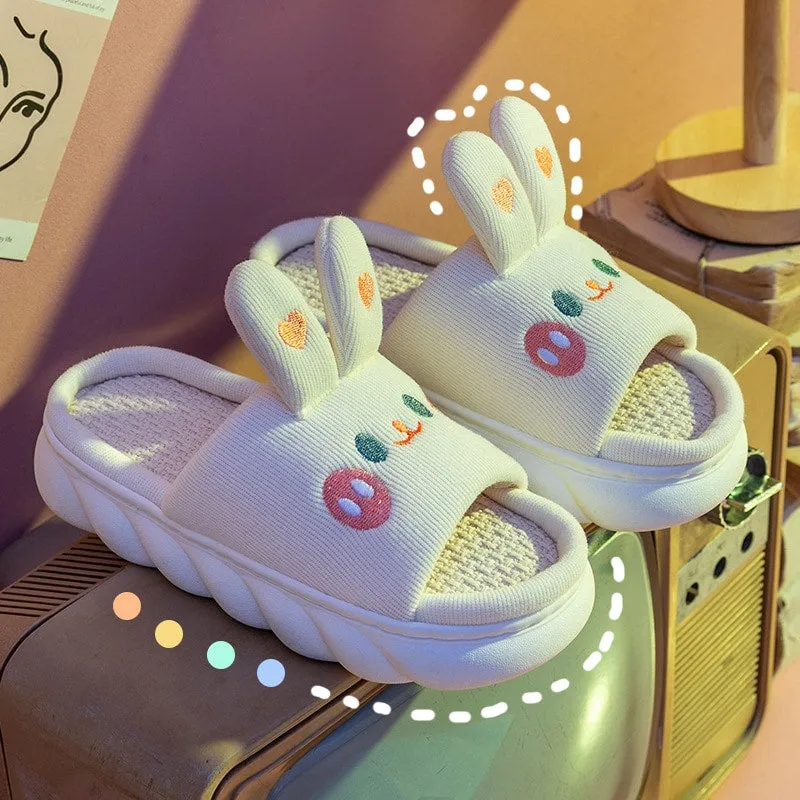 Kawaii Rabbit and Bear Slippers