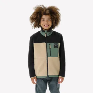 Kids’ Sherpa hiking jacket - MH500 blue - 7-15 years