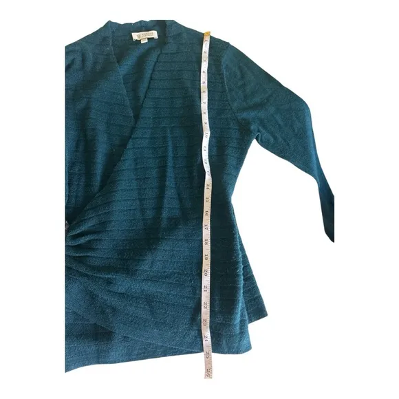 Kinross cozy cashmere sweater blue large
