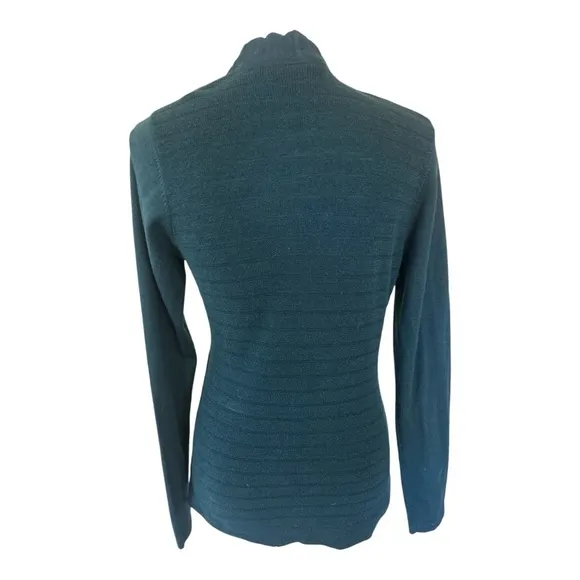 Kinross cozy cashmere sweater blue large