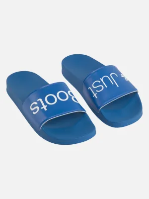 Klapki LANGE SlippeRS Shoe Just Boots niebieski