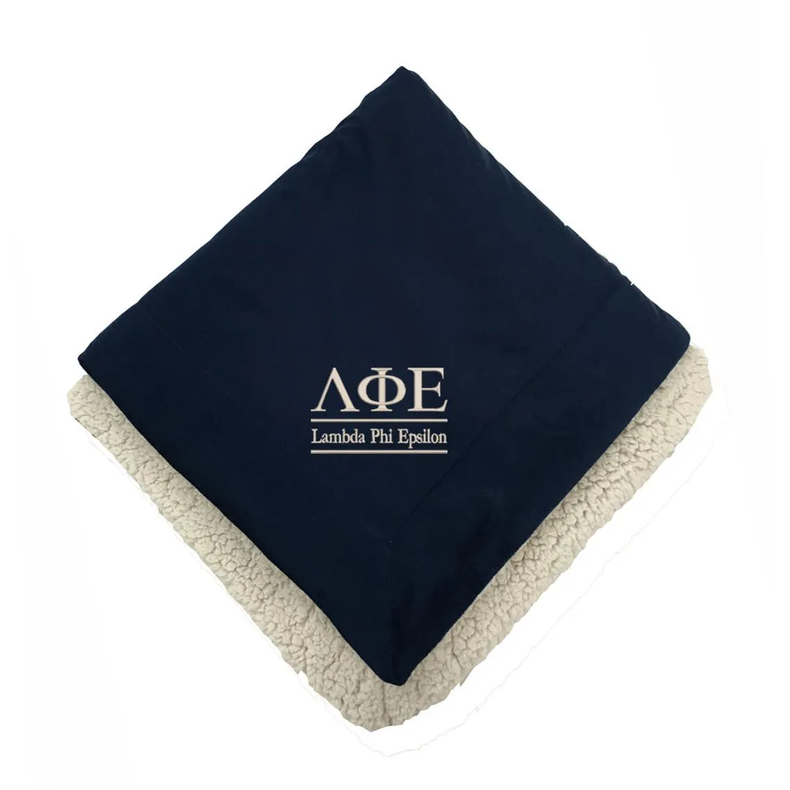 Lambda Phi Epsilon Sherpa Lined Blanket