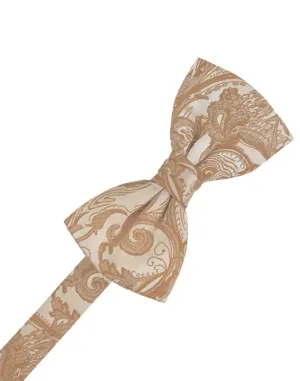 Latte Tapestry Kids Bow Tie