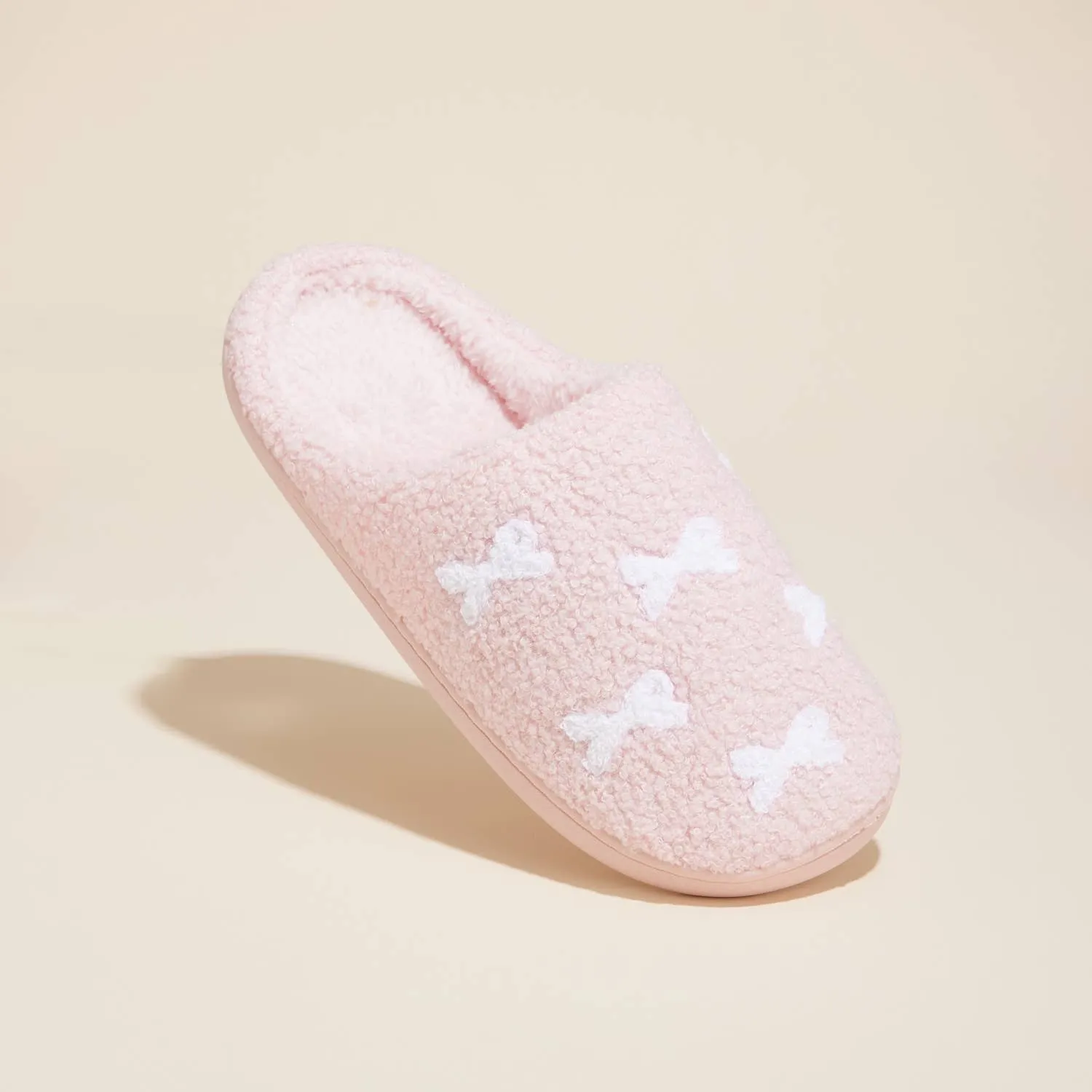 Little Ribbons Pink Slippers