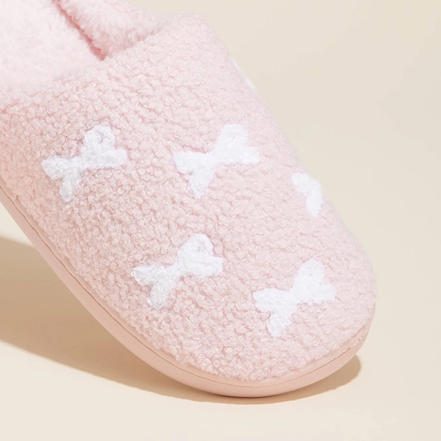 Little Ribbons Pink Slippers