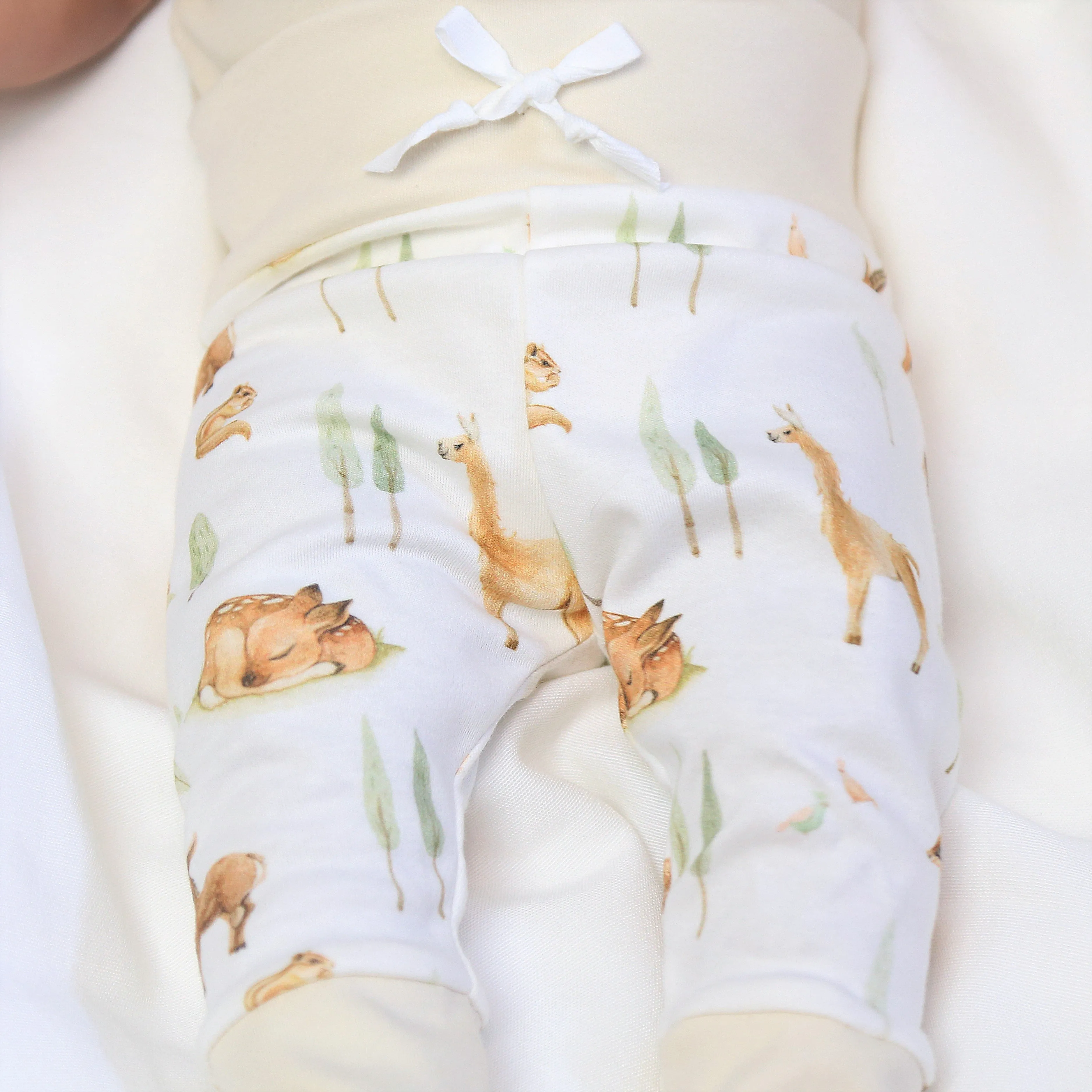 Llama & Friends | Organic Baby Gift Basket 7pcs | Gender Neutral