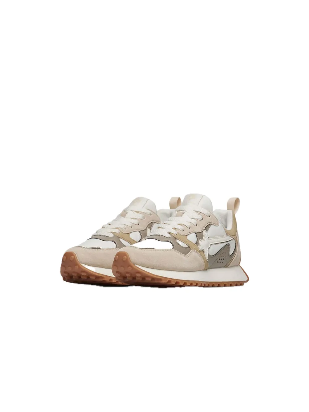 Loop W Suede Nylon - Cream Bone Platinum