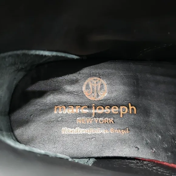 Marc Joseph | NIB Gramercy Forest Green Leather Preppy High Top Booties Boy's 3