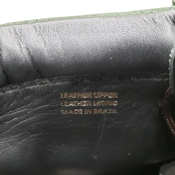 Marc Joseph | NIB Gramercy Forest Green Leather Preppy High Top Booties Boy's 3