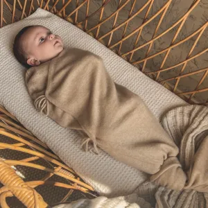 Maxim Premium Cashmere Baby Swaddle (Beige)