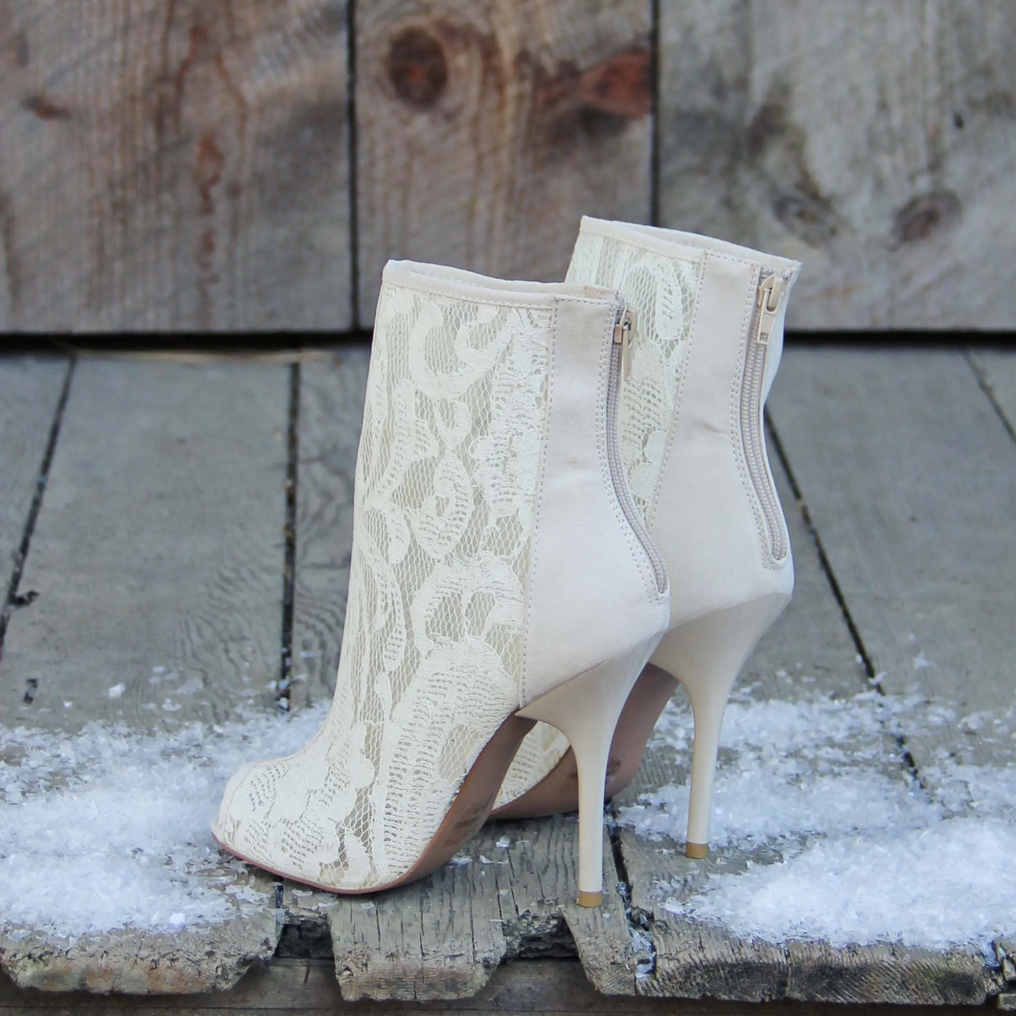 Meadowlark Lace Booties