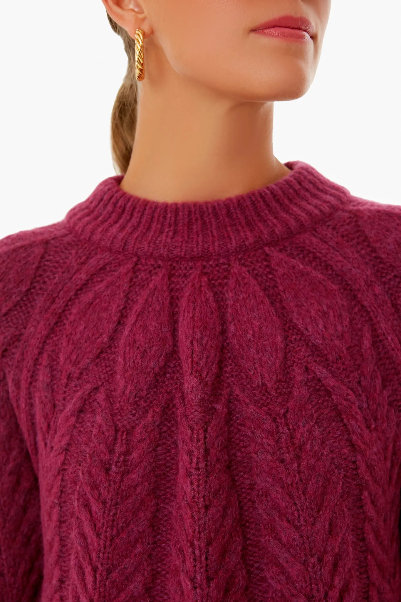 Merlot Royal Peacock Sweater