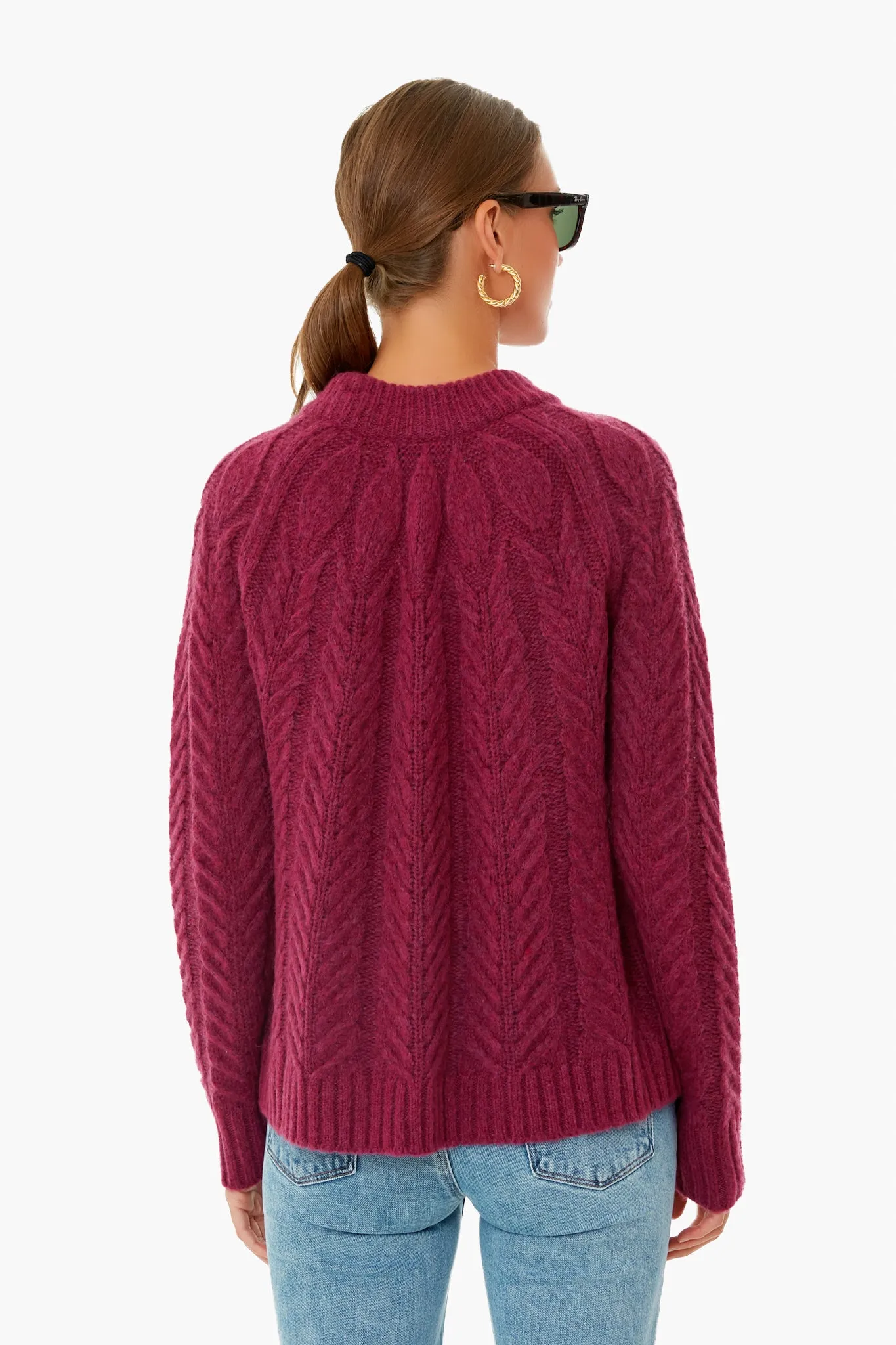 Merlot Royal Peacock Sweater