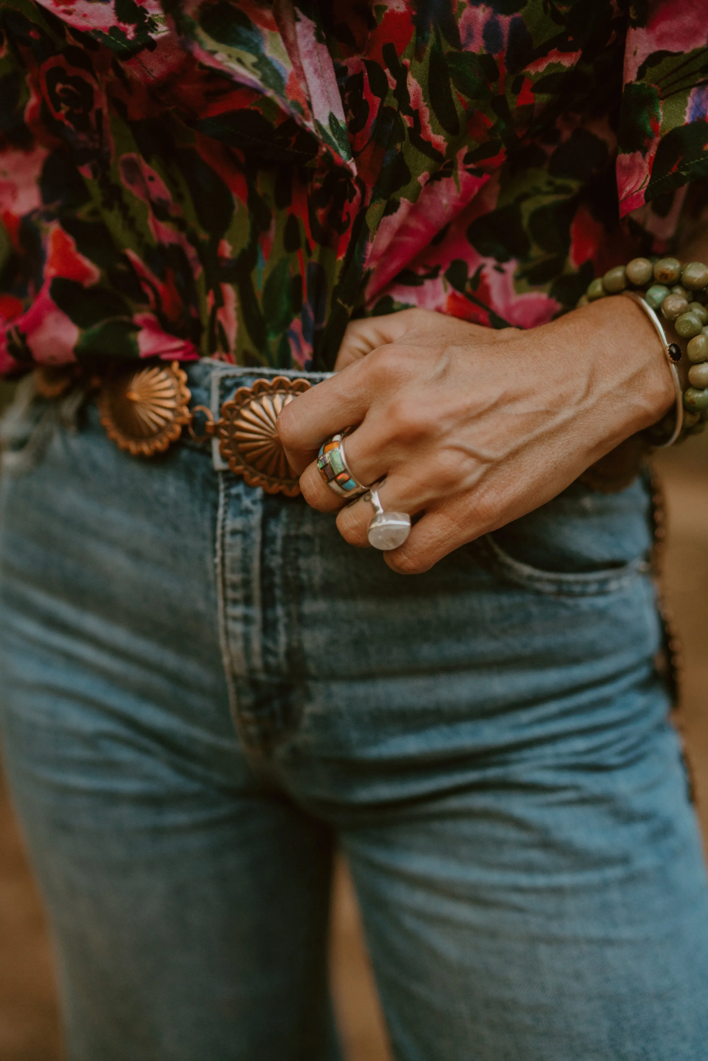 Mika Ring | Rainbow Moonstone