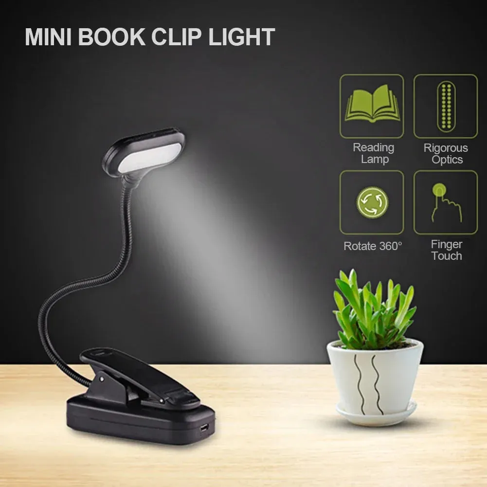 Mini LED Book Night Light Table Lamp