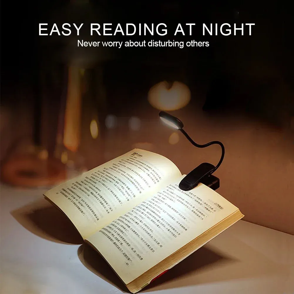 Mini LED Book Night Light Table Lamp
