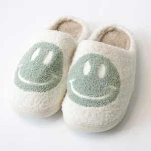 Mint Happy Slippers