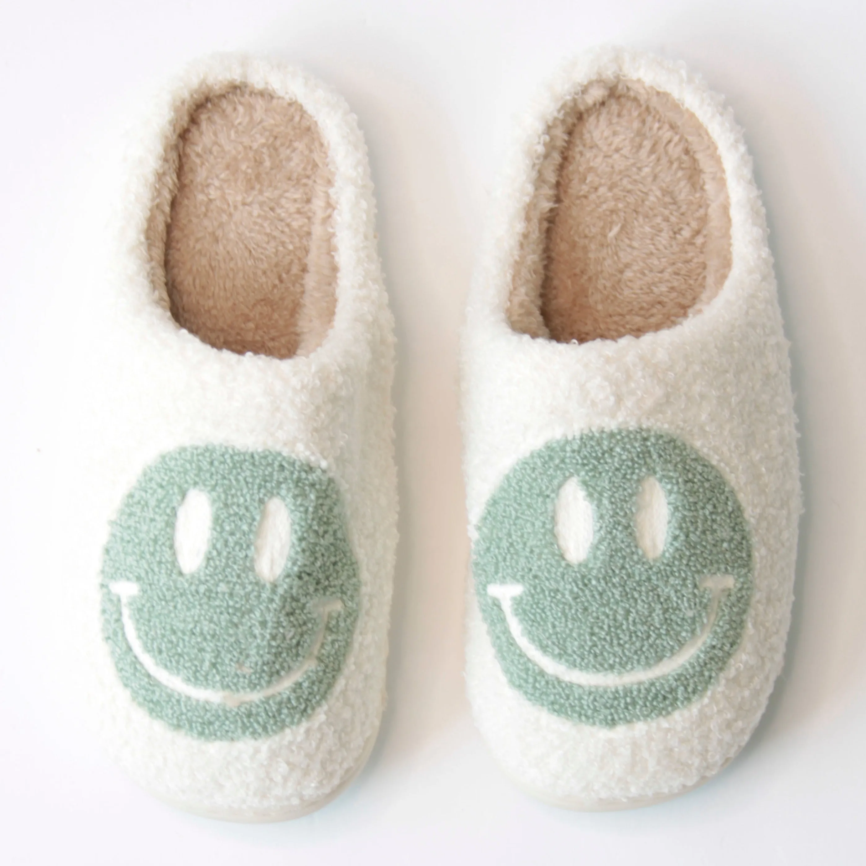Mint Happy Slippers