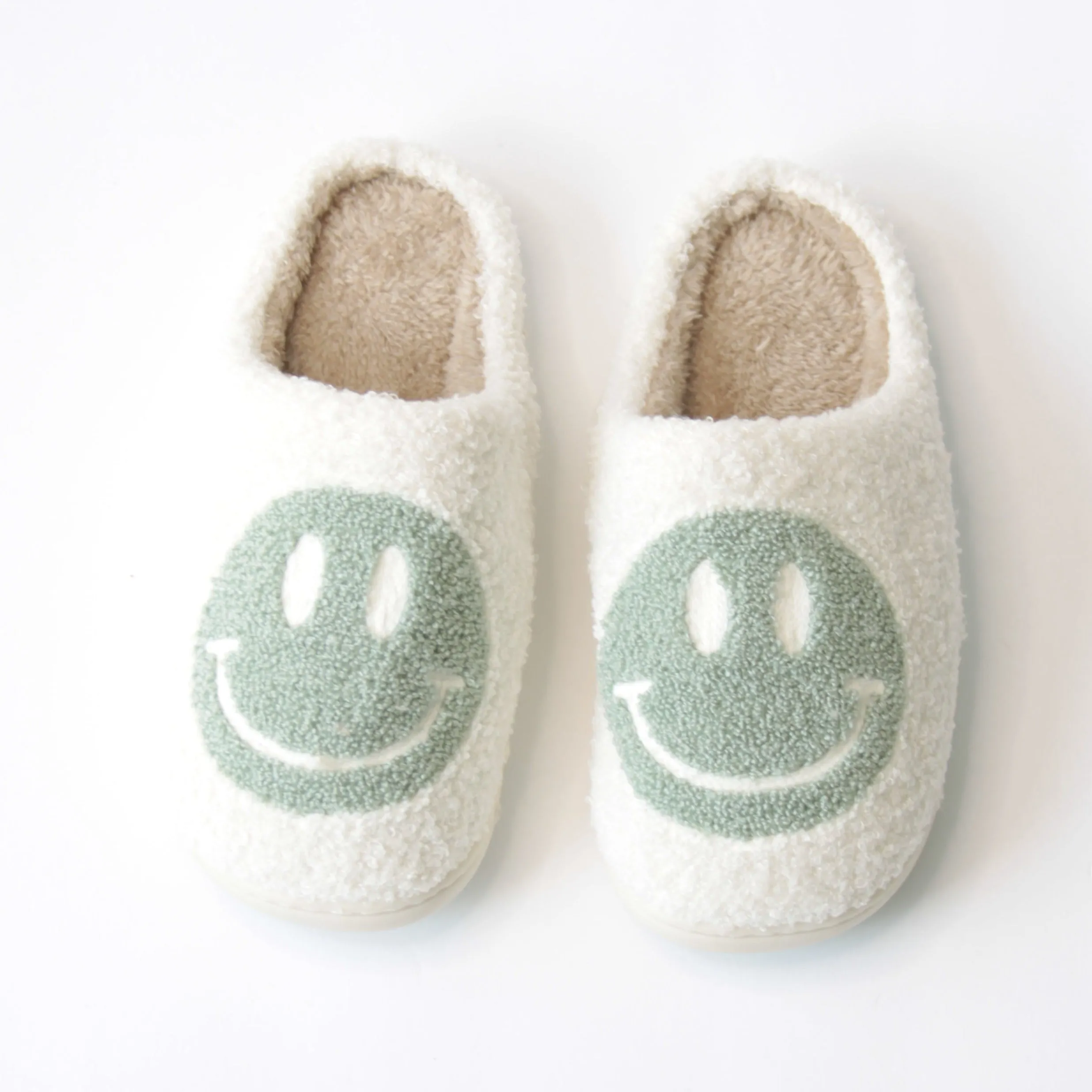 Mint Happy Slippers