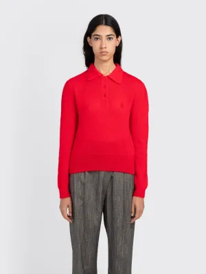 Mohair Collar Knit