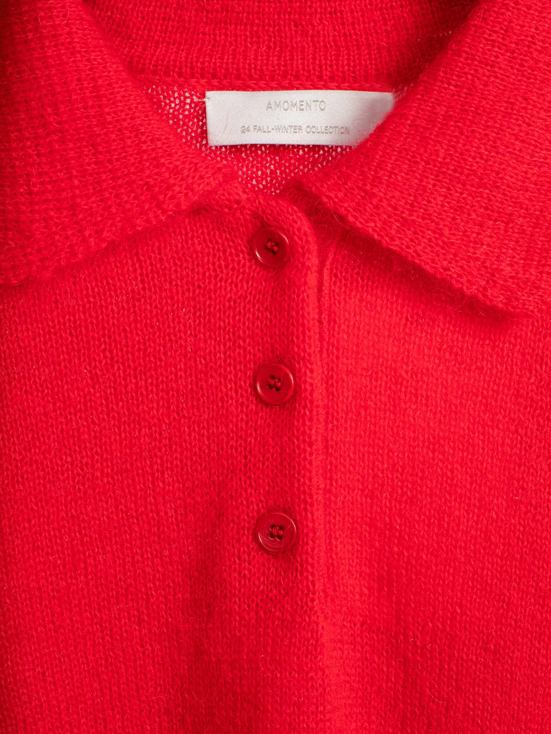 Mohair Collar Knit