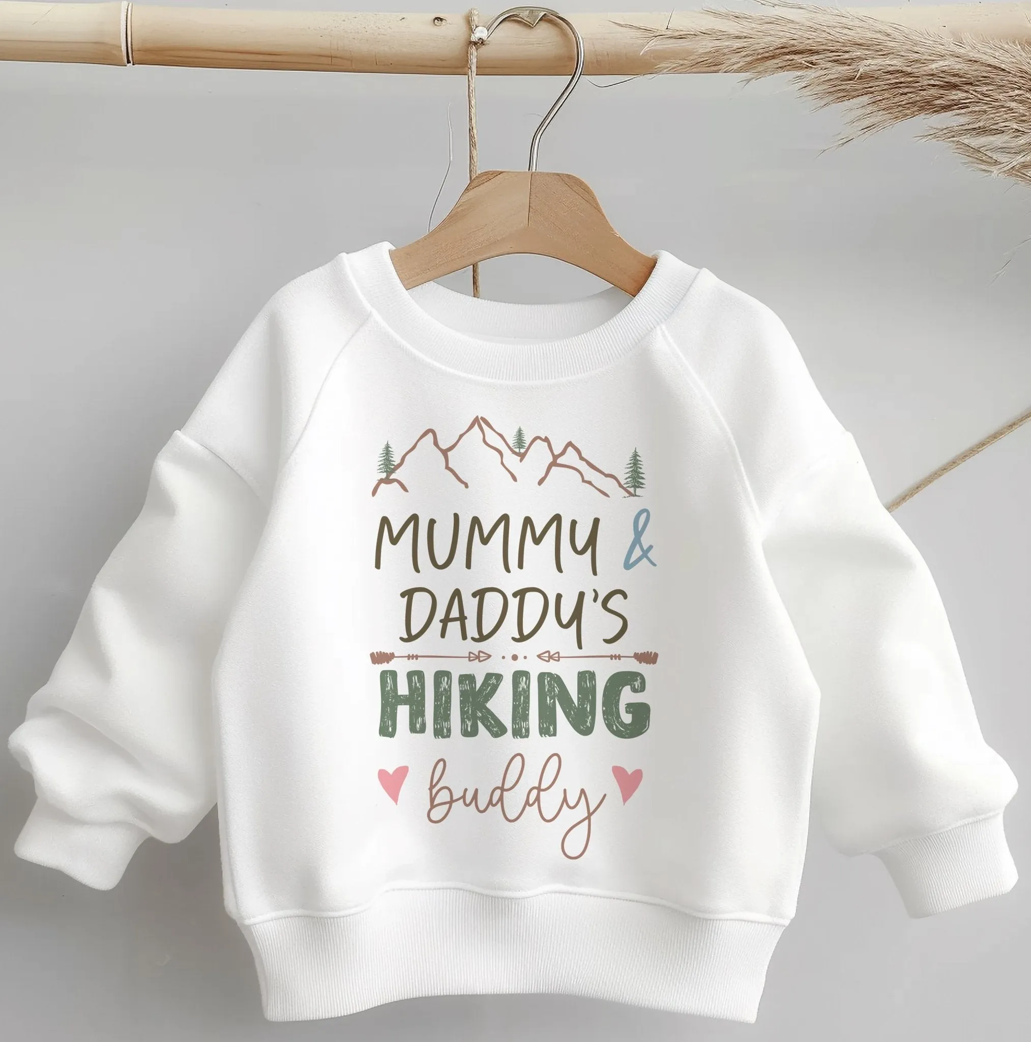 Mummy & Daddy's Hiking Buddy Toddler & Kids Sweatshirt