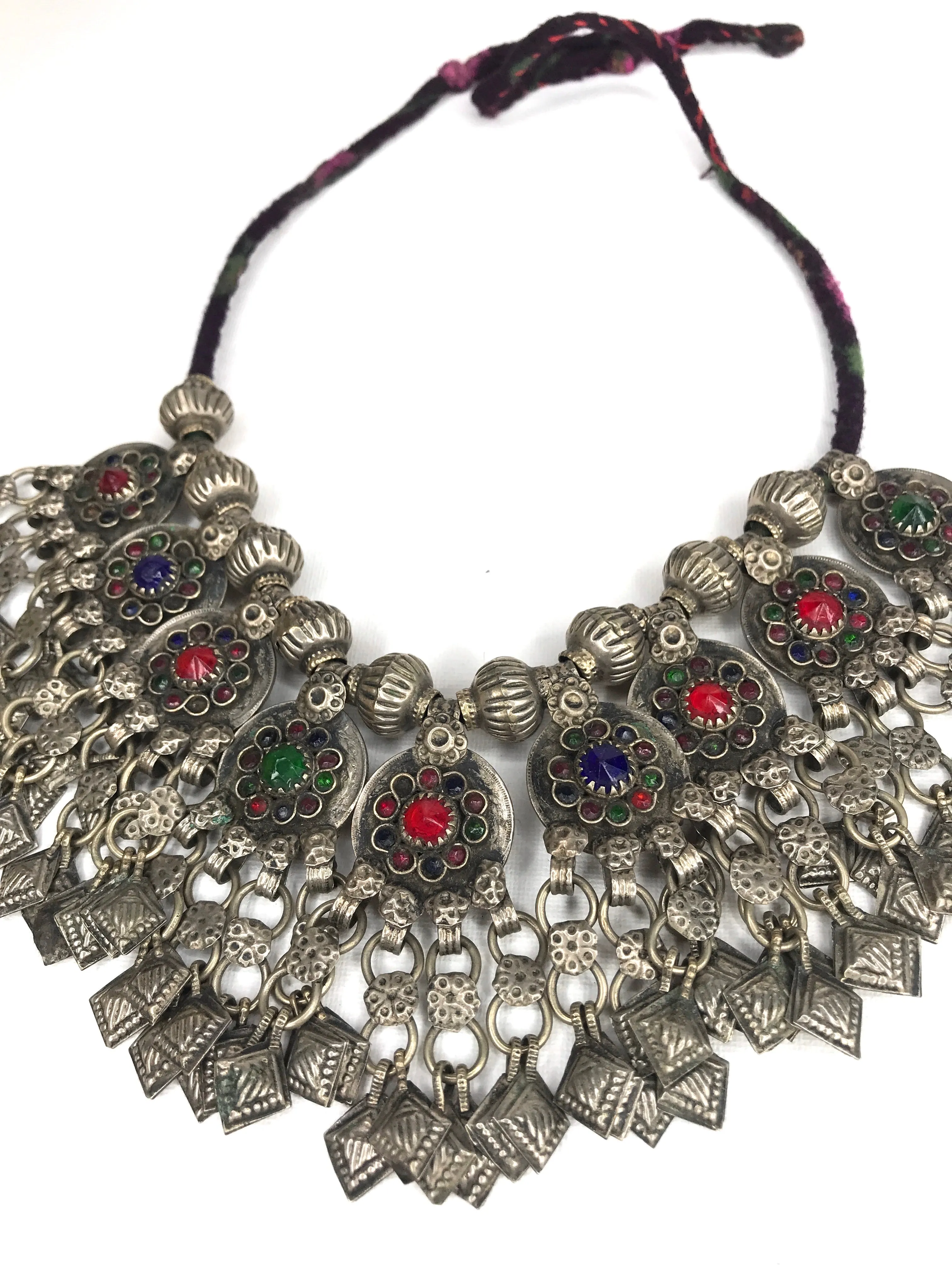 New Vintage Afghan Necklace/ Choker