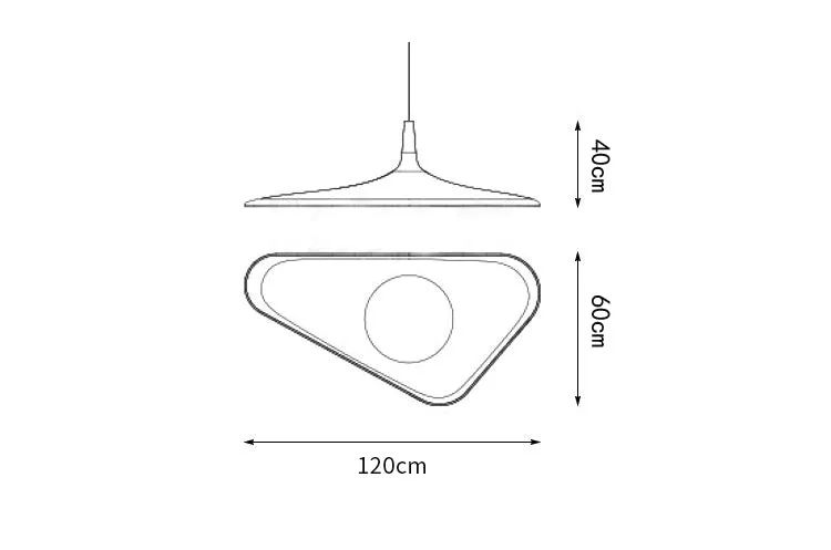Noir Metal LED Pendant Light