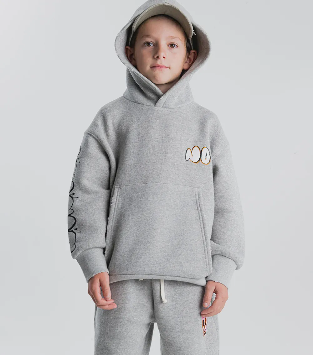 Nununu - Extra Cozy Hoodie - Heather Grey