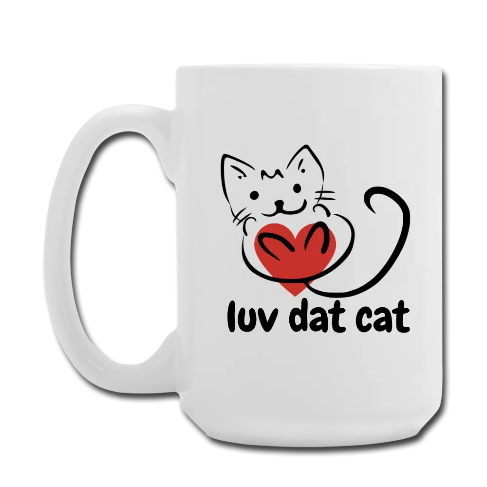 Official Luv Dat Cat Coffee/Tea Mug 15 oz