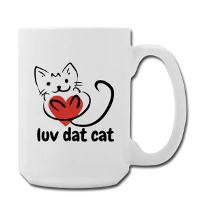 Official Luv Dat Cat Coffee/Tea Mug 15 oz