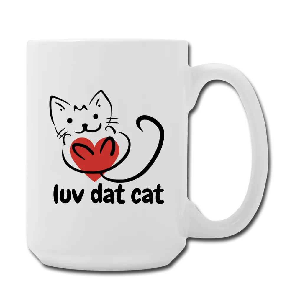 Official Luv Dat Cat Coffee/Tea Mug 15 oz