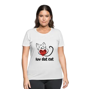 Official Luv Dat Cat Women's Curvy T-Shirt