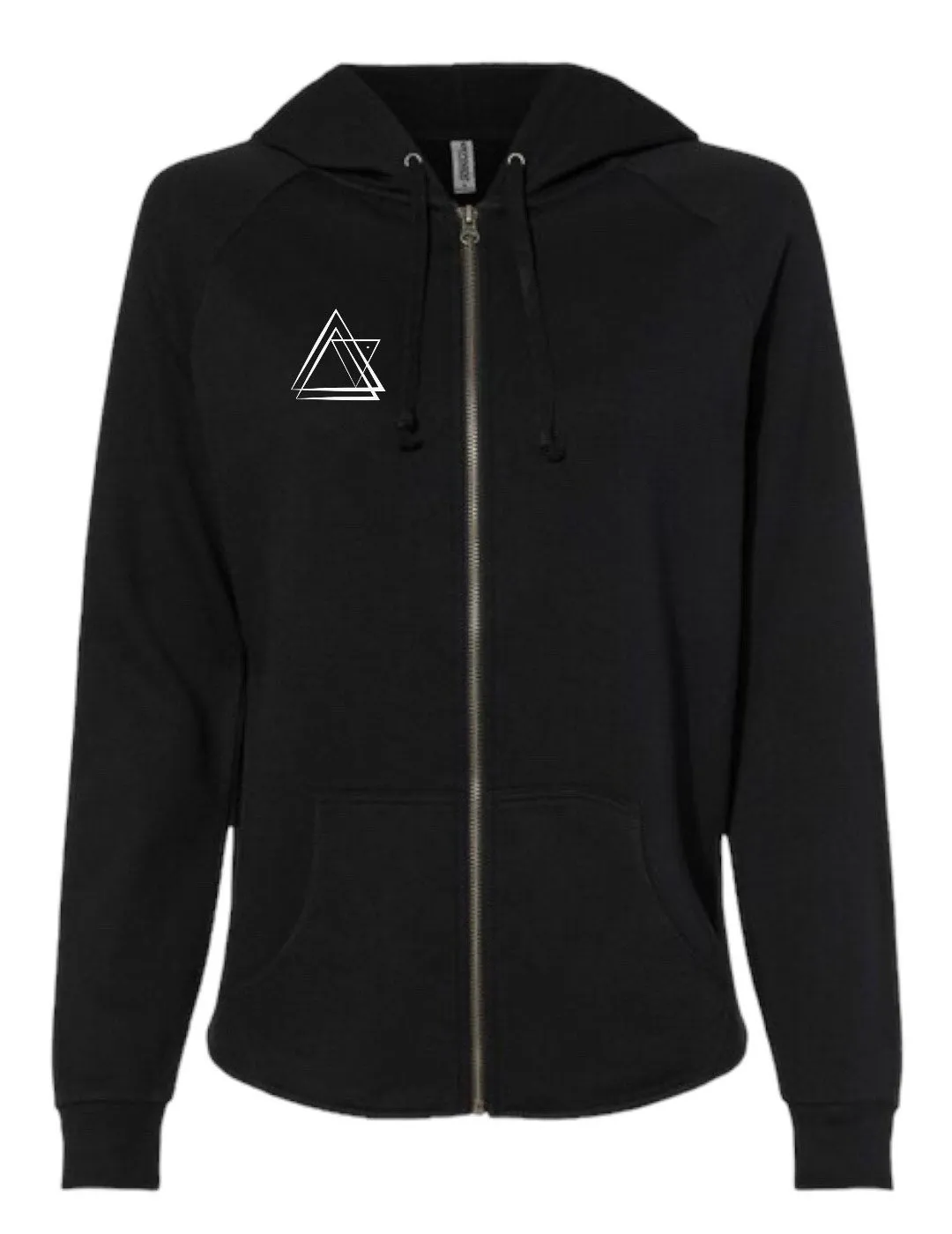 One Light Wave Wash Zip Sweatshirt