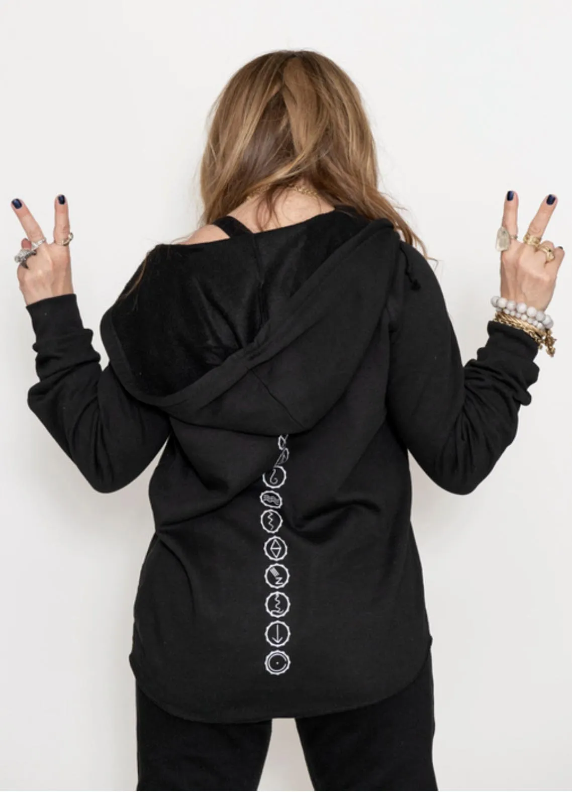 One Light Wave Wash Zip Sweatshirt