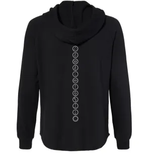 One Light Wave Wash Zip Sweatshirt