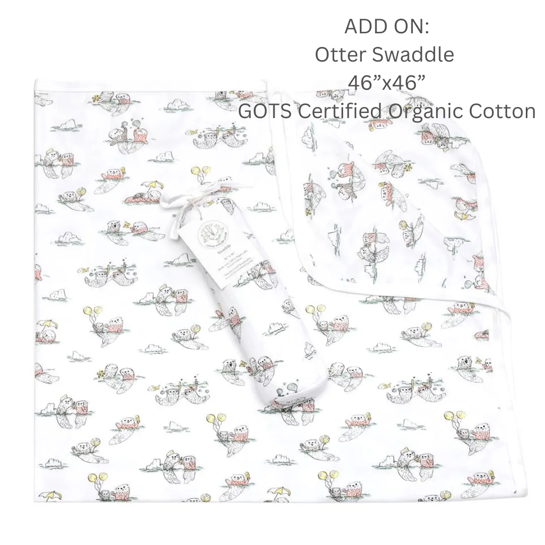 Otterly Adorable | Organic Baby Gift Basket 7pcs | Gender Neutral