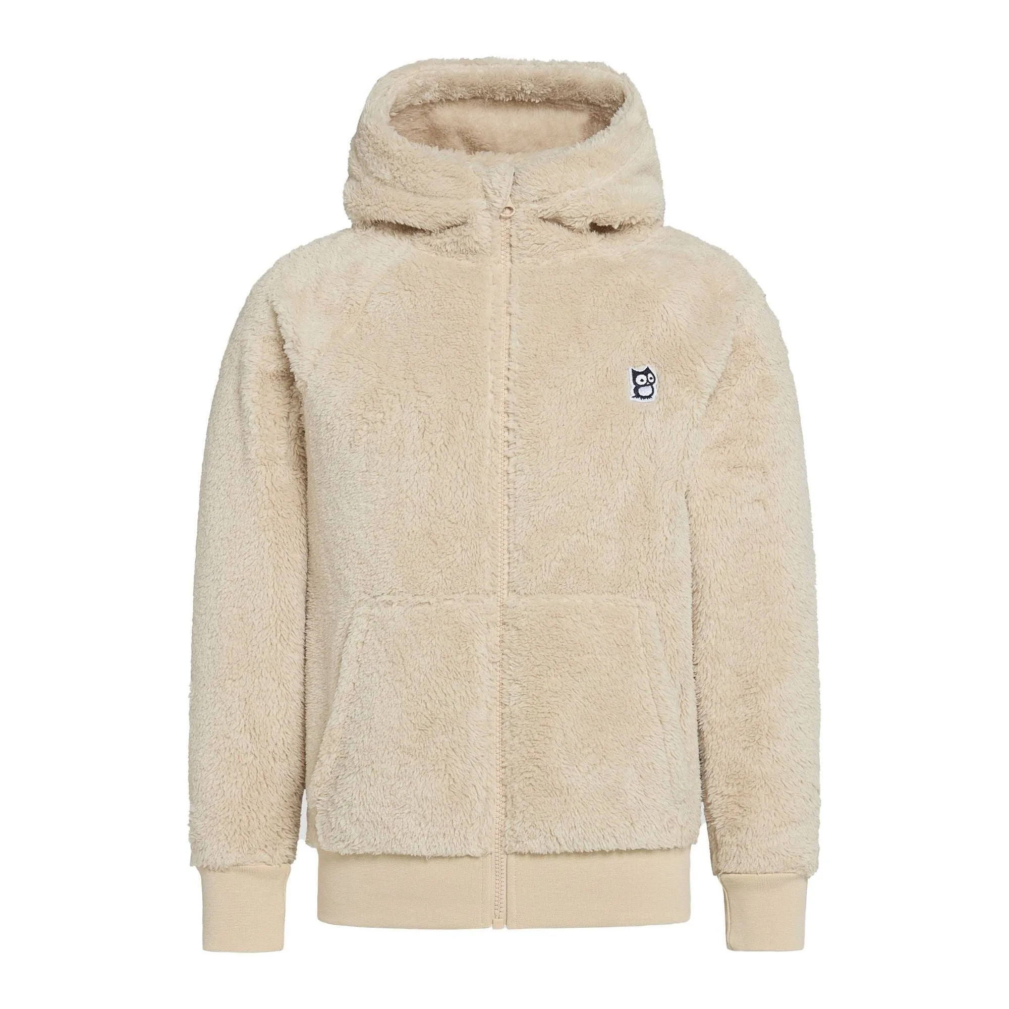 Panda High Loft Fleece Jacket, Beige