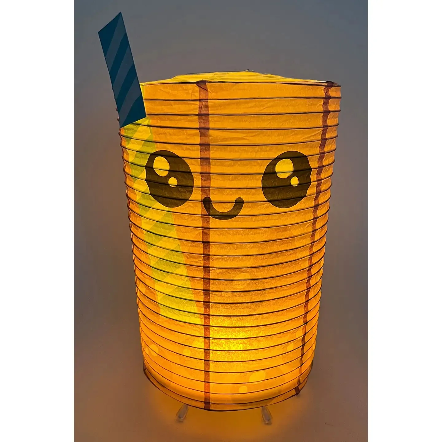 Paper Led Lantern - Boba Tea