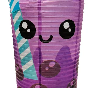 Paper Led Lantern - Boba Tea