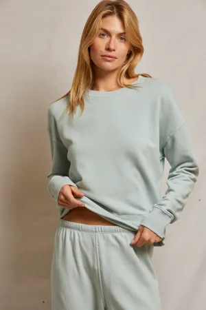 Perfect White Tee - Tyler Sweatshirt - Fresh Mint
